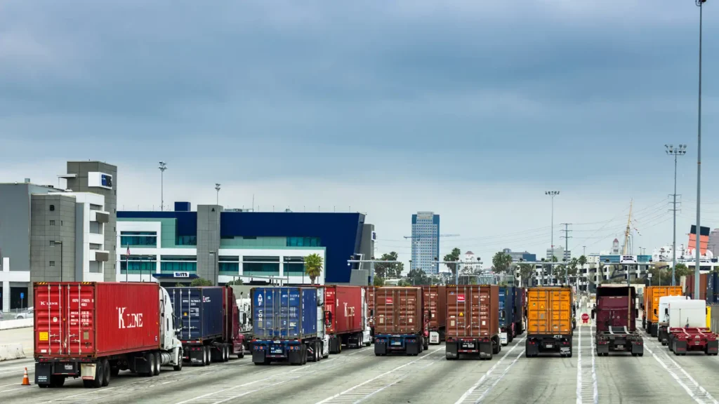 Truck queuing on the ITS Gate